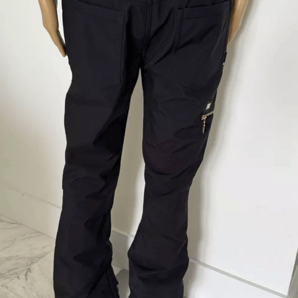 PE Nation Winter Ski Pants Black/white/orange - Picture 9 of 13